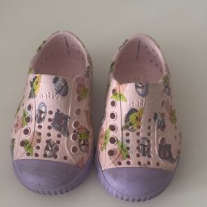 Native Kids Sneakers - Light Pink and Lavender